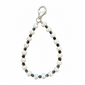 Freshwater Pearl & Blue Kyanite Keychain