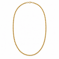 2mm Solid Gold Rope Chain