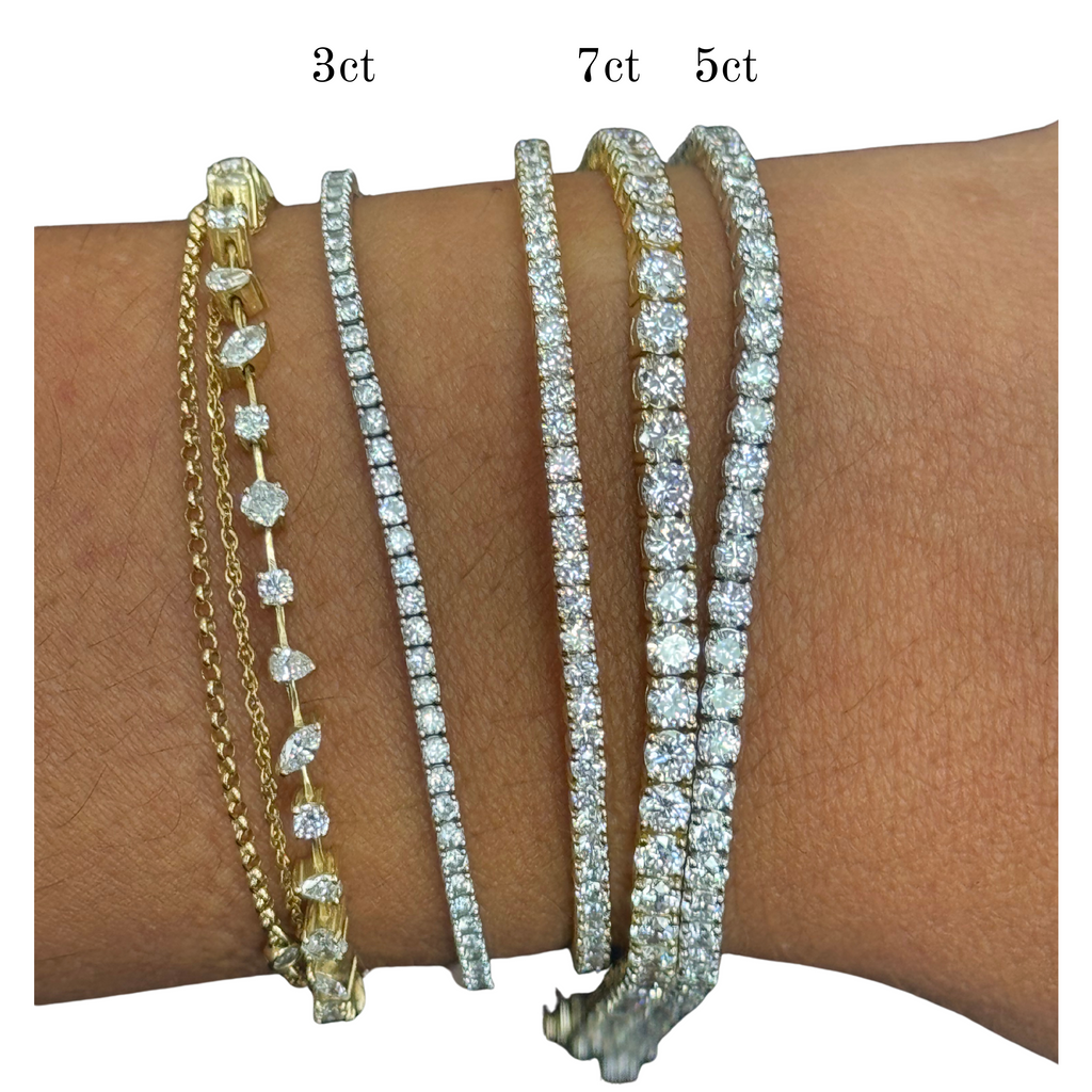 Lab Grown Diamond Tennis Bracelet