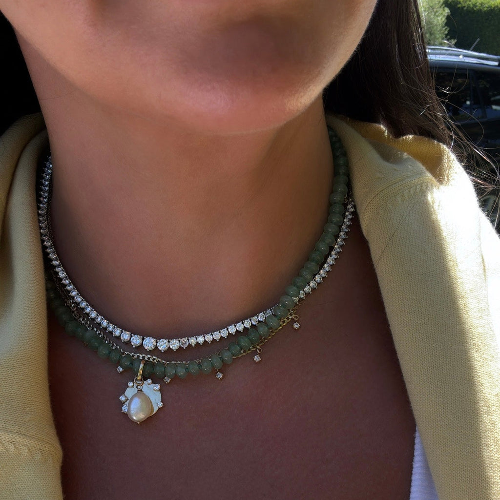 Aventurine Beaded Necklace