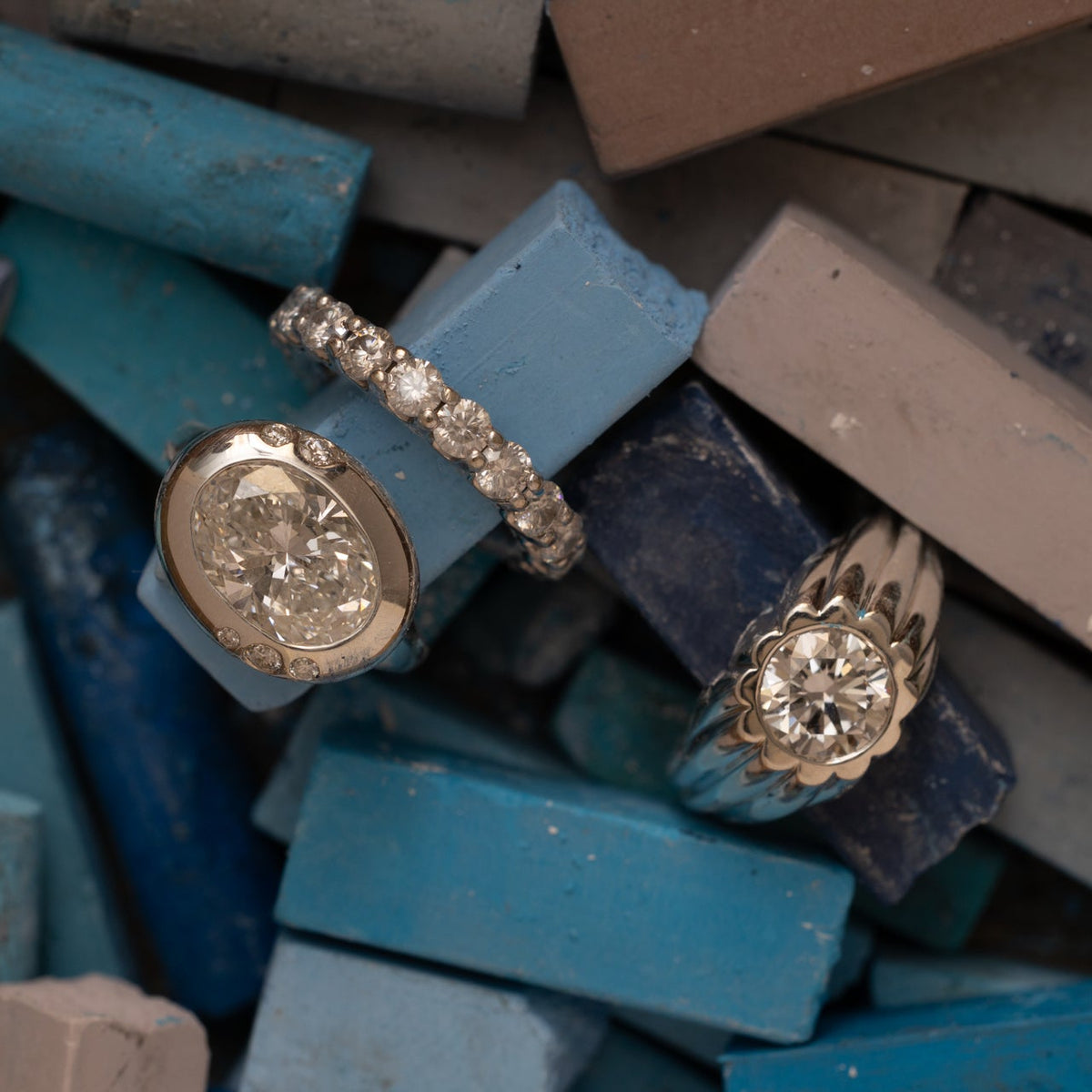 Silver Petal Ring