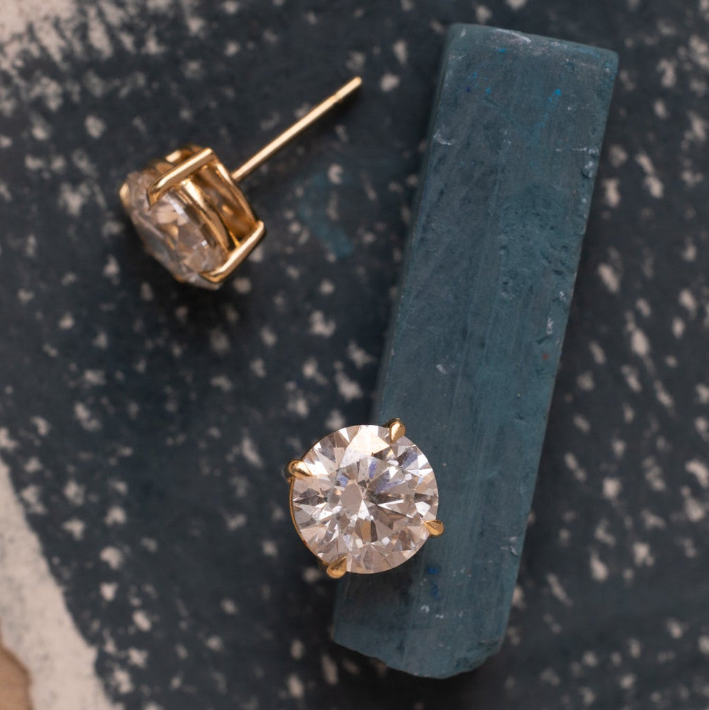 Lab Grown Diamond Stud Earrings