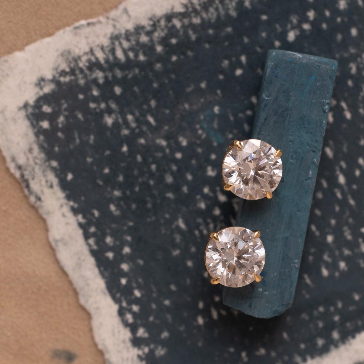 Lab Grown Diamond Stud Earrings
