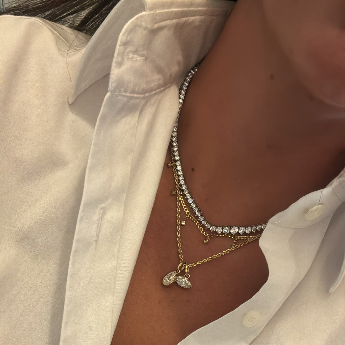 2mm Solid Gold Rope Chain