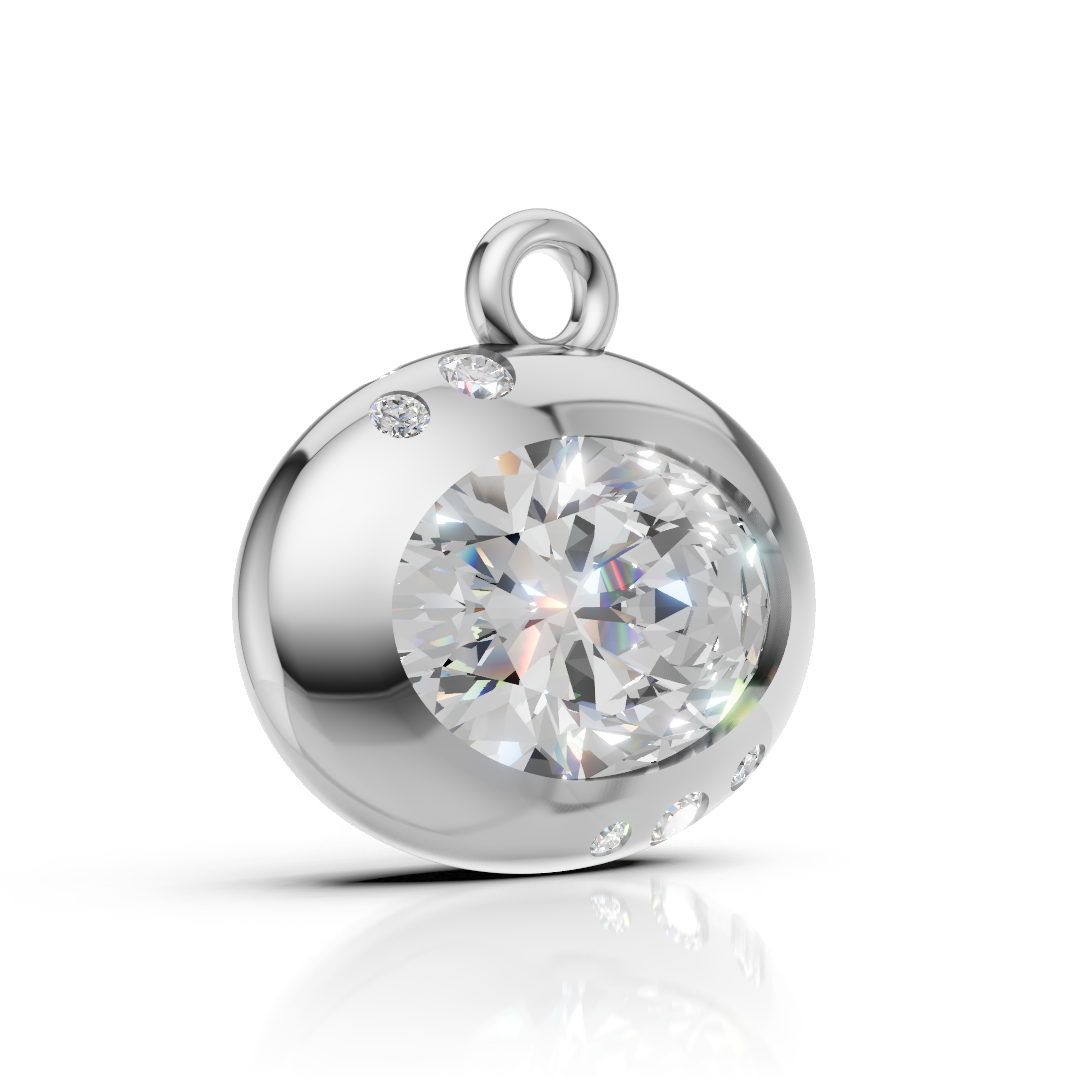 Silver Camber Charm