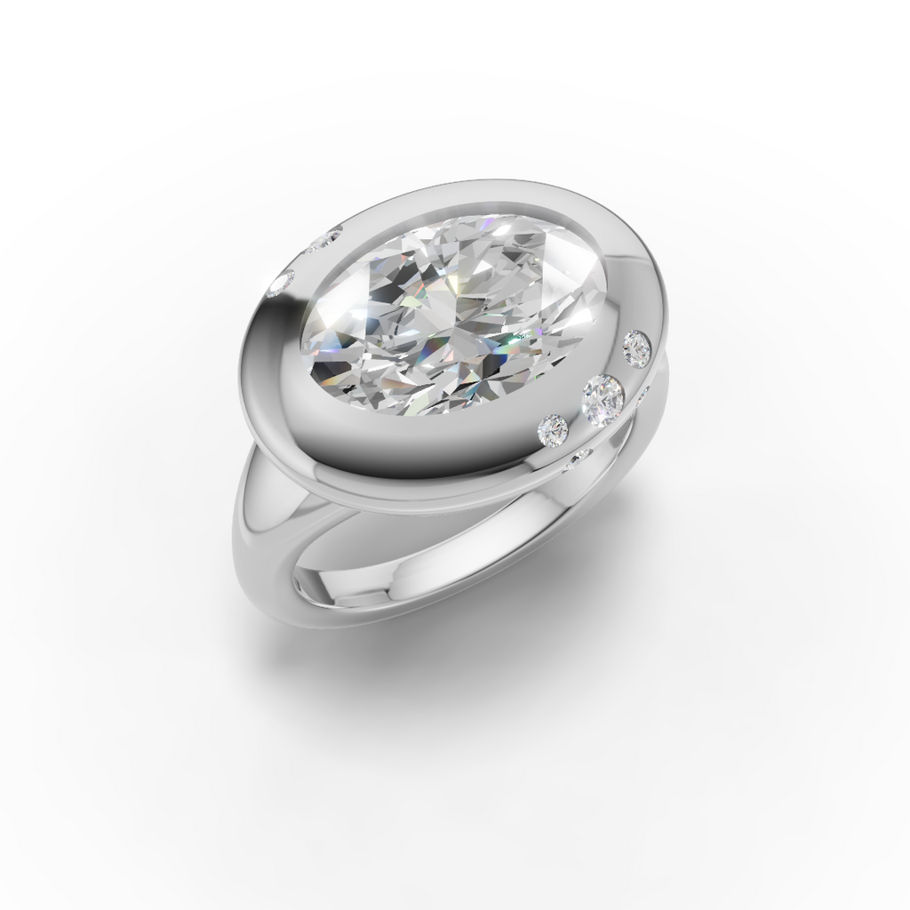 Silver Camber Ring