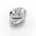 Silver Camber Ring
