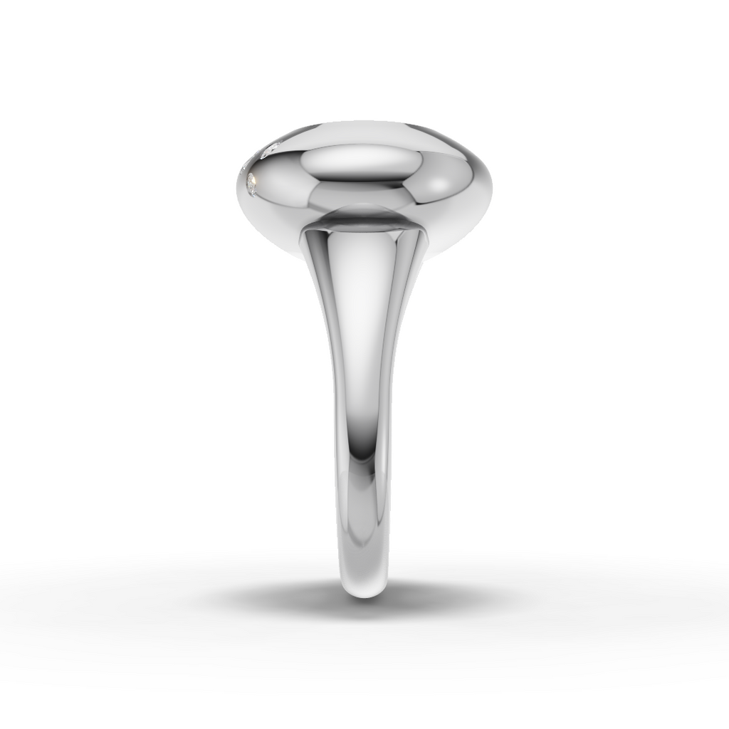 Silver Camber Ring