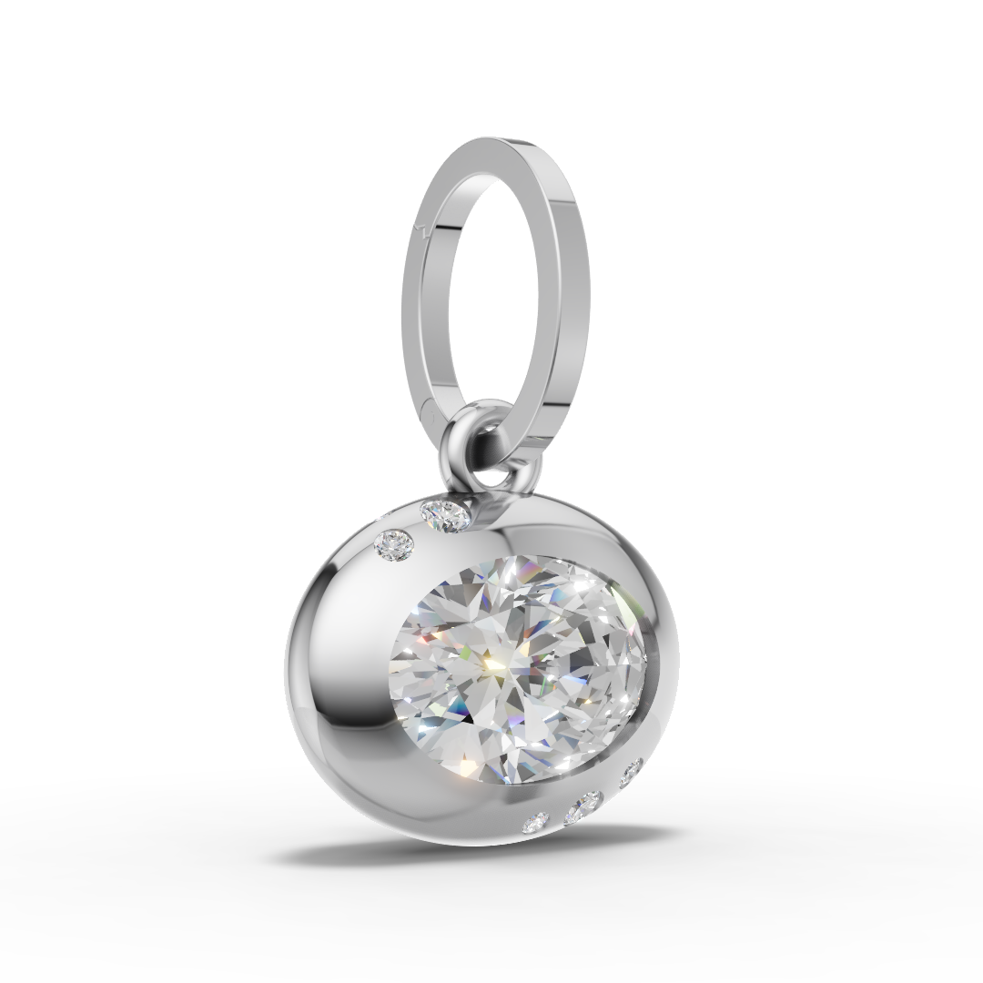 Silver Camber Charm
