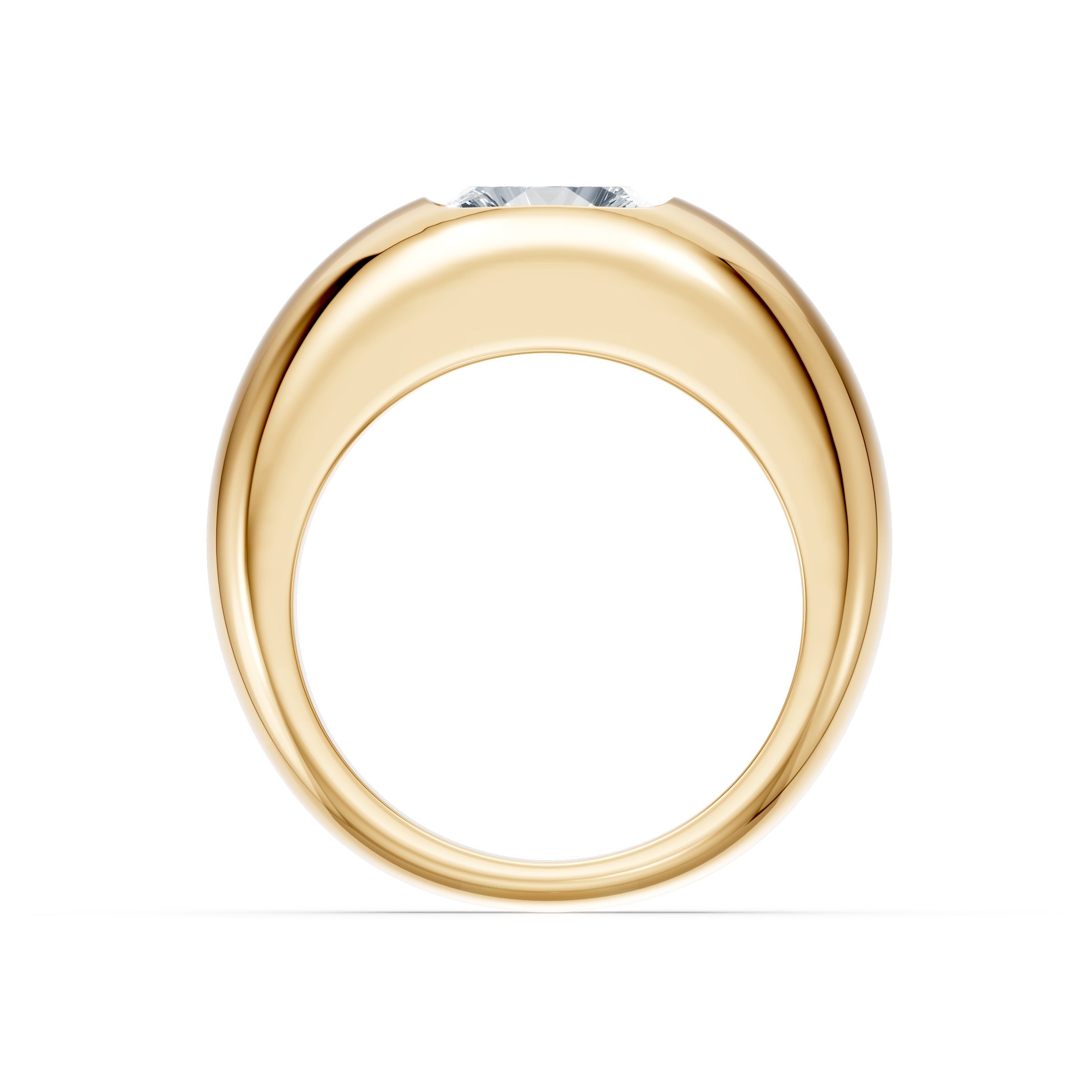 Custom Gold Dome Ring