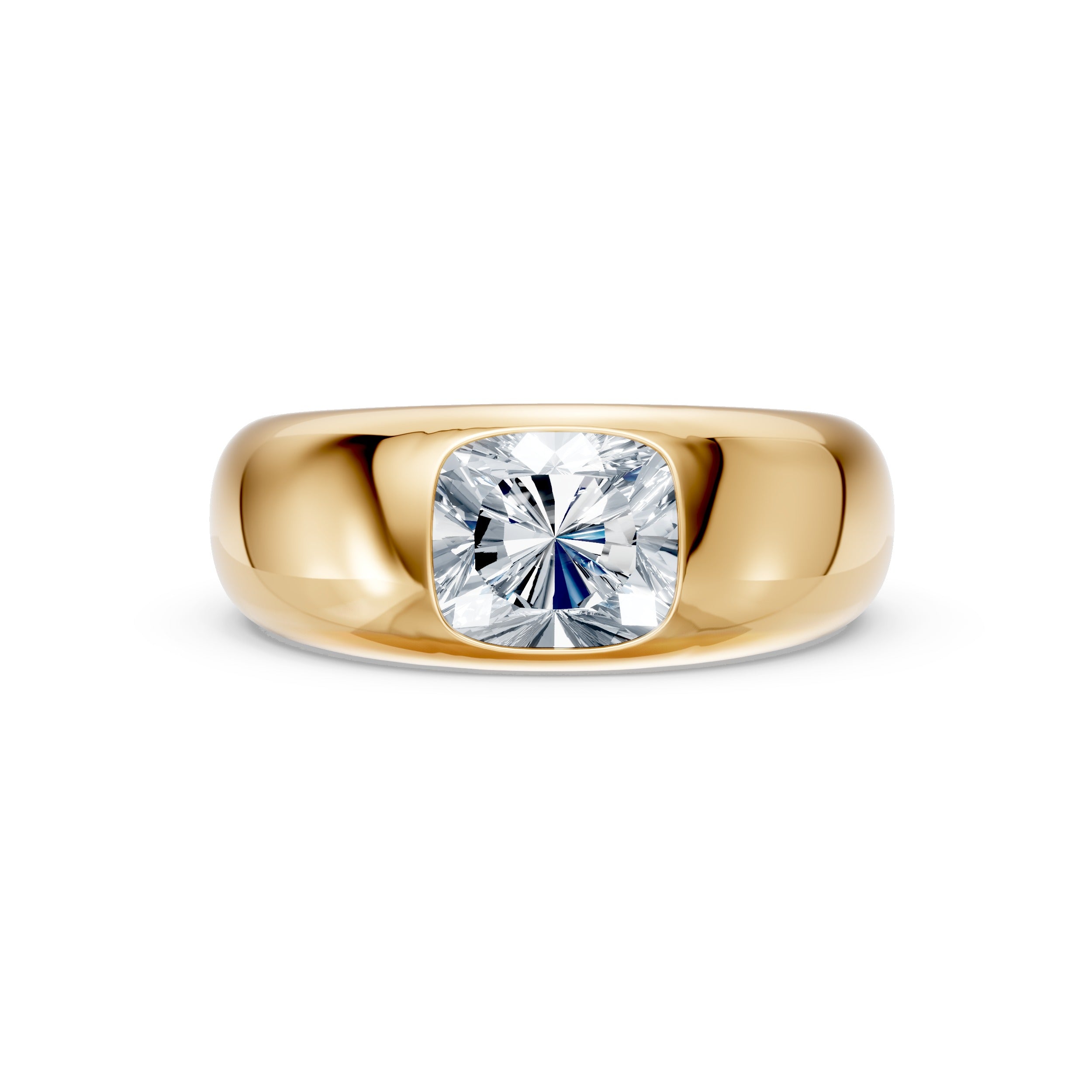 Custom Gold Dome Ring