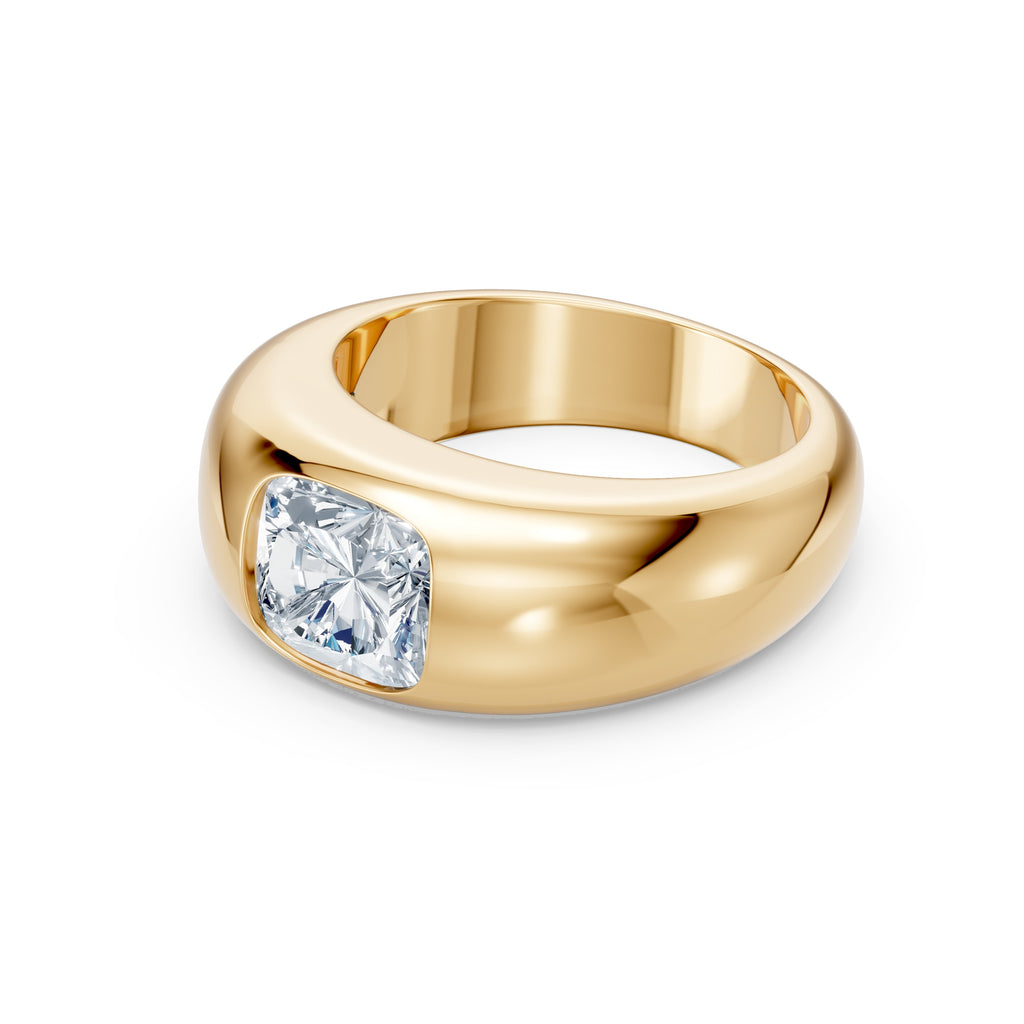 Custom Gold Dome Ring