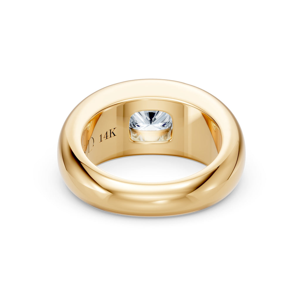 Custom Gold Dome Ring
