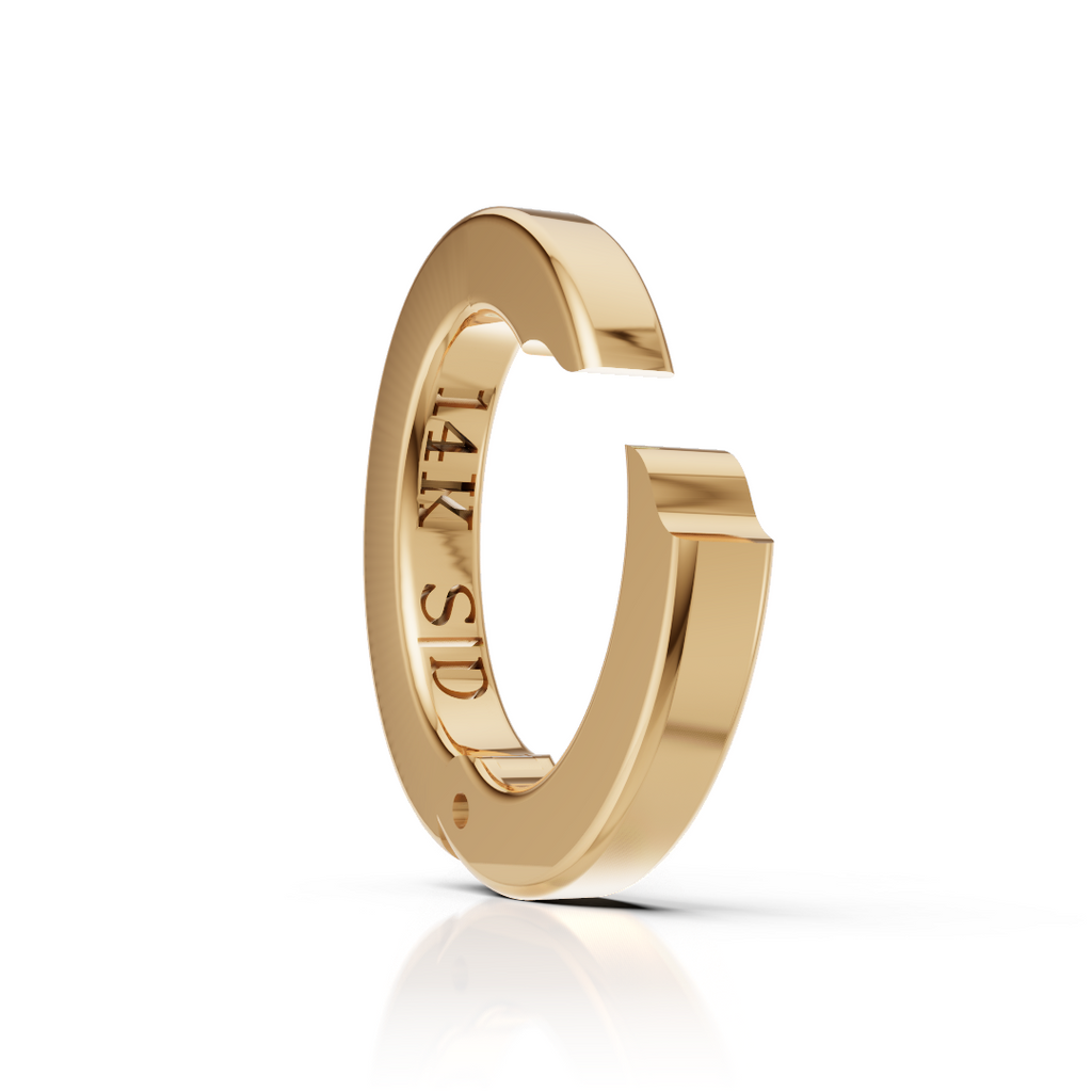 14K Gold Charm Connector