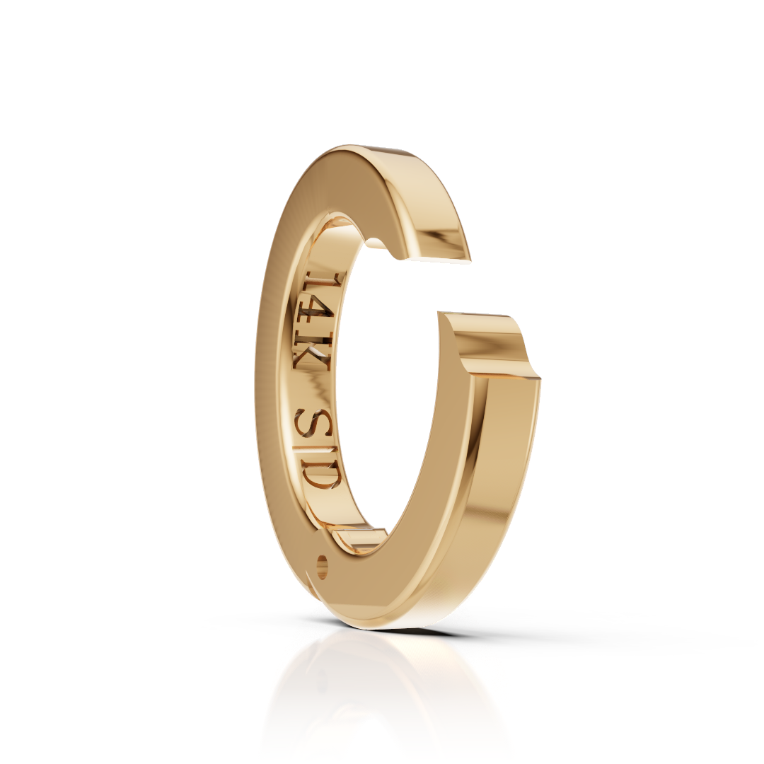 14K Gold Charm Connector