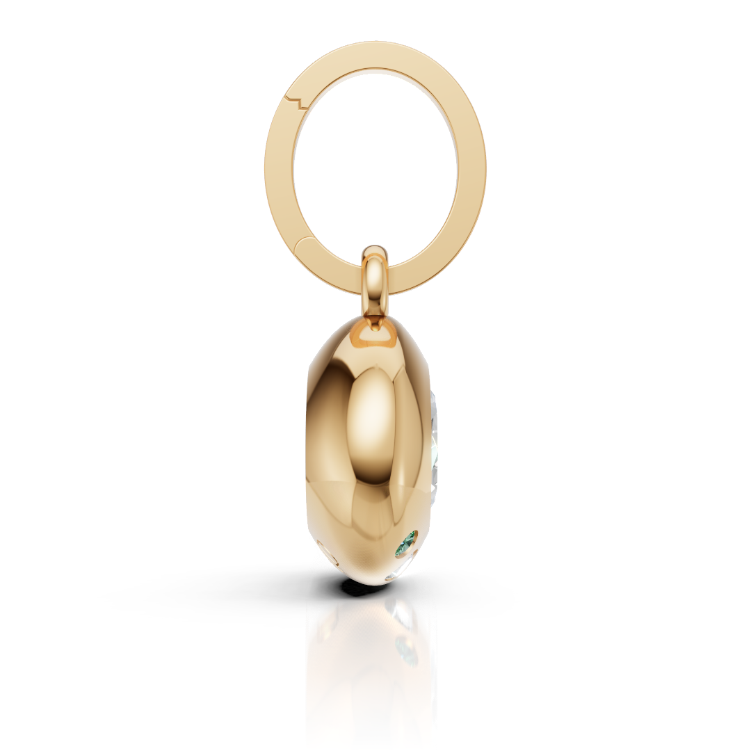 Custom Gemstone Camber Charm