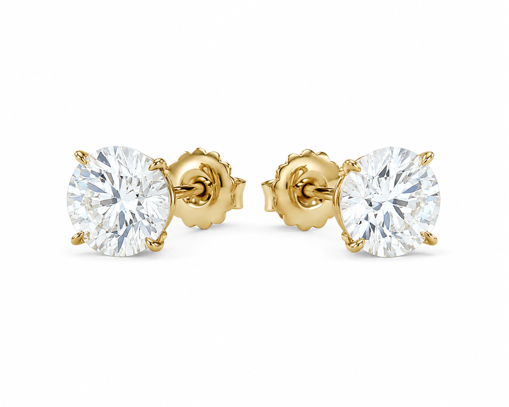 Lab Grown Diamond Stud Earrings