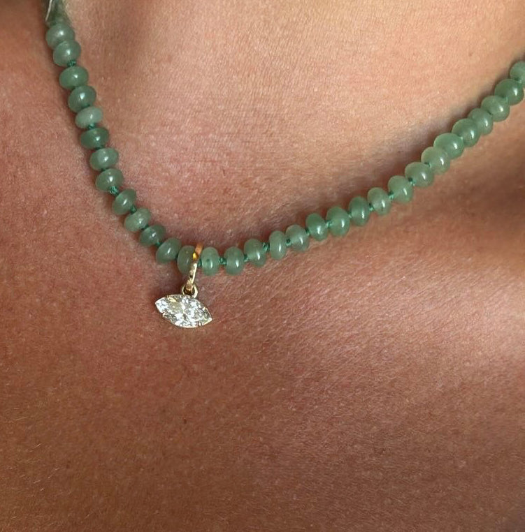 Aventurine Beaded Necklace