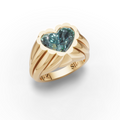 One of a Kind Heart Petal Ring