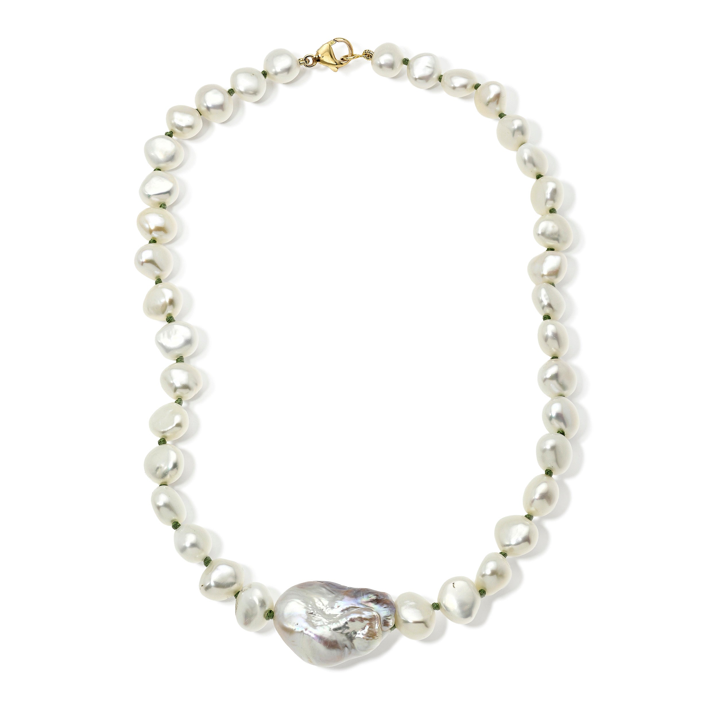 Baroque Collar in Pearl