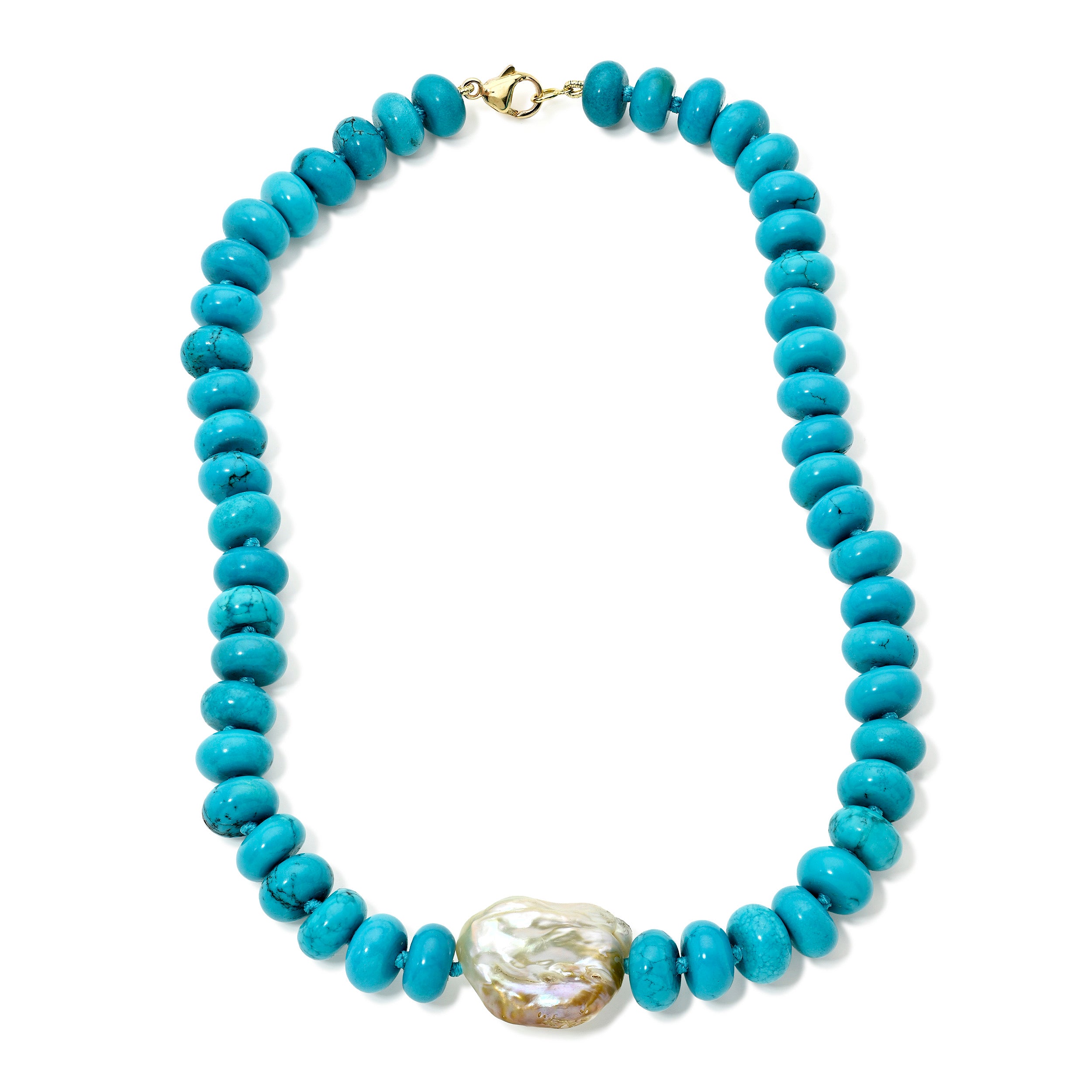 Baroque Collar in Turquoise