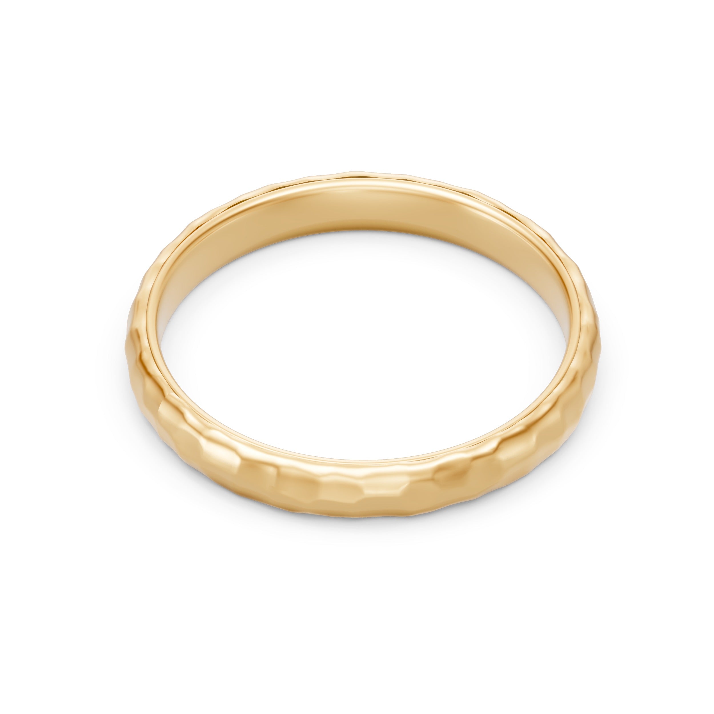 Custom Men's Textured Wedding Band