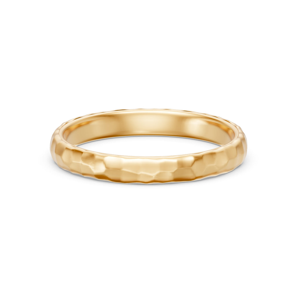 Custom Men's Textured Wedding Band