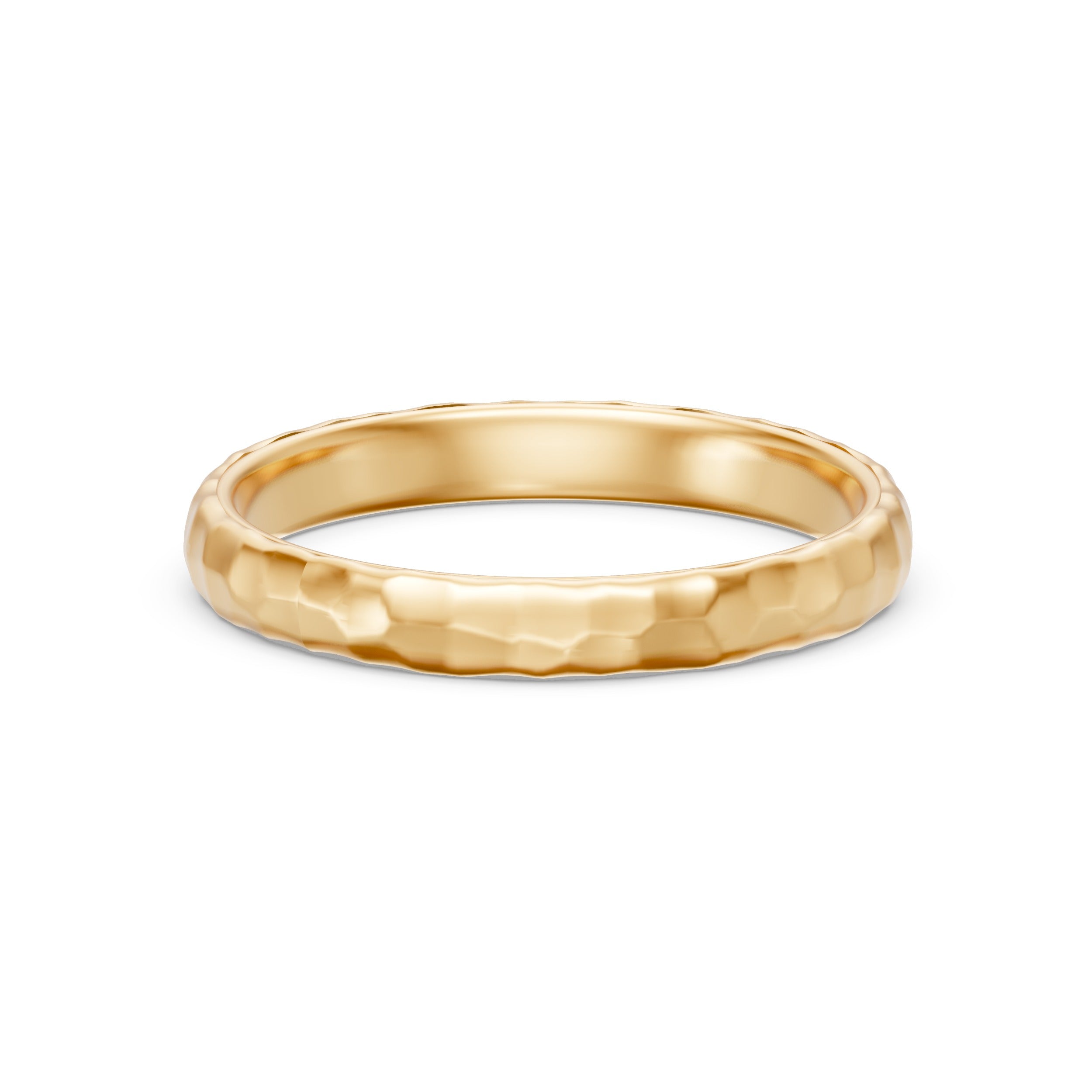 Custom Men's Textured Wedding Band