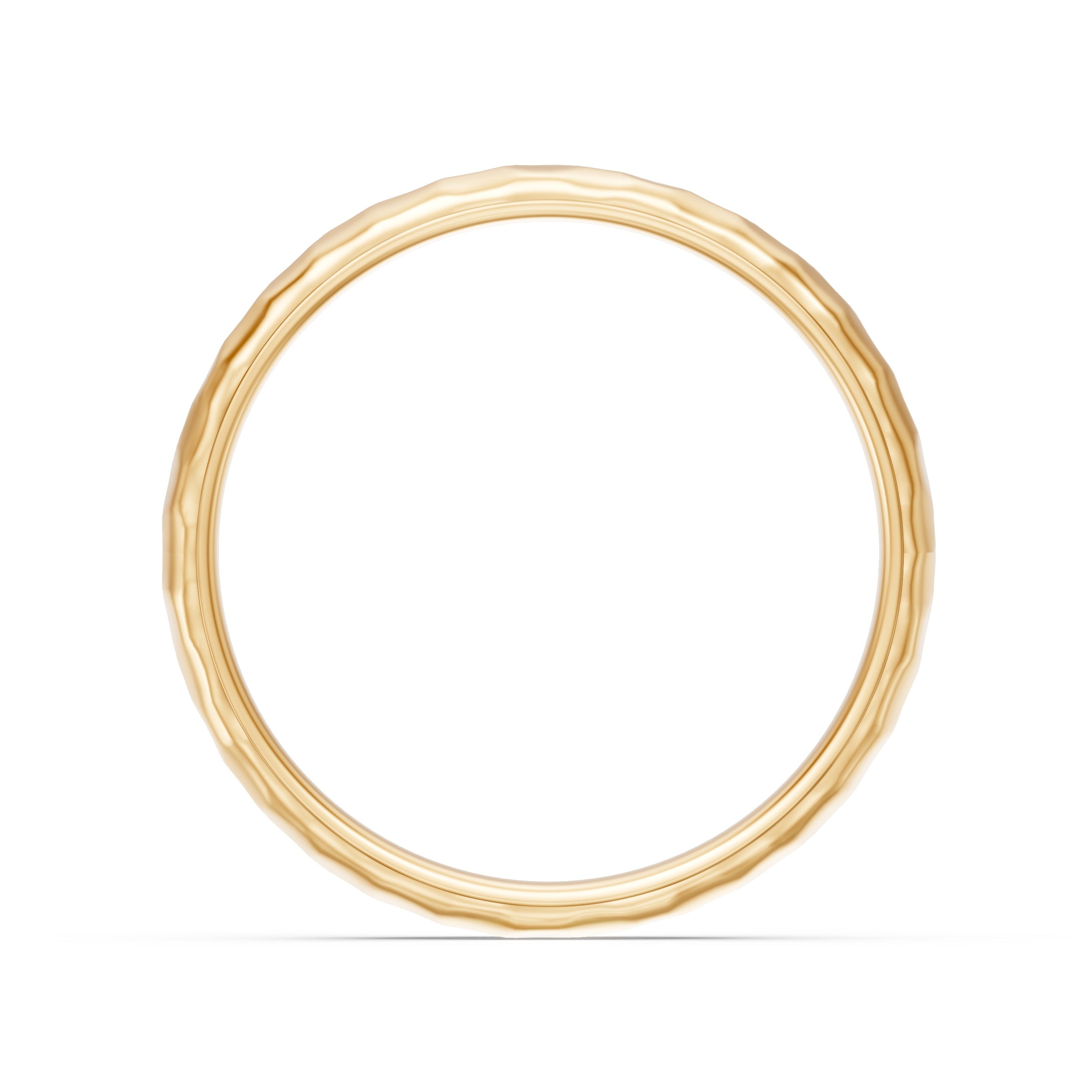 Custom Men's Textured Wedding Band