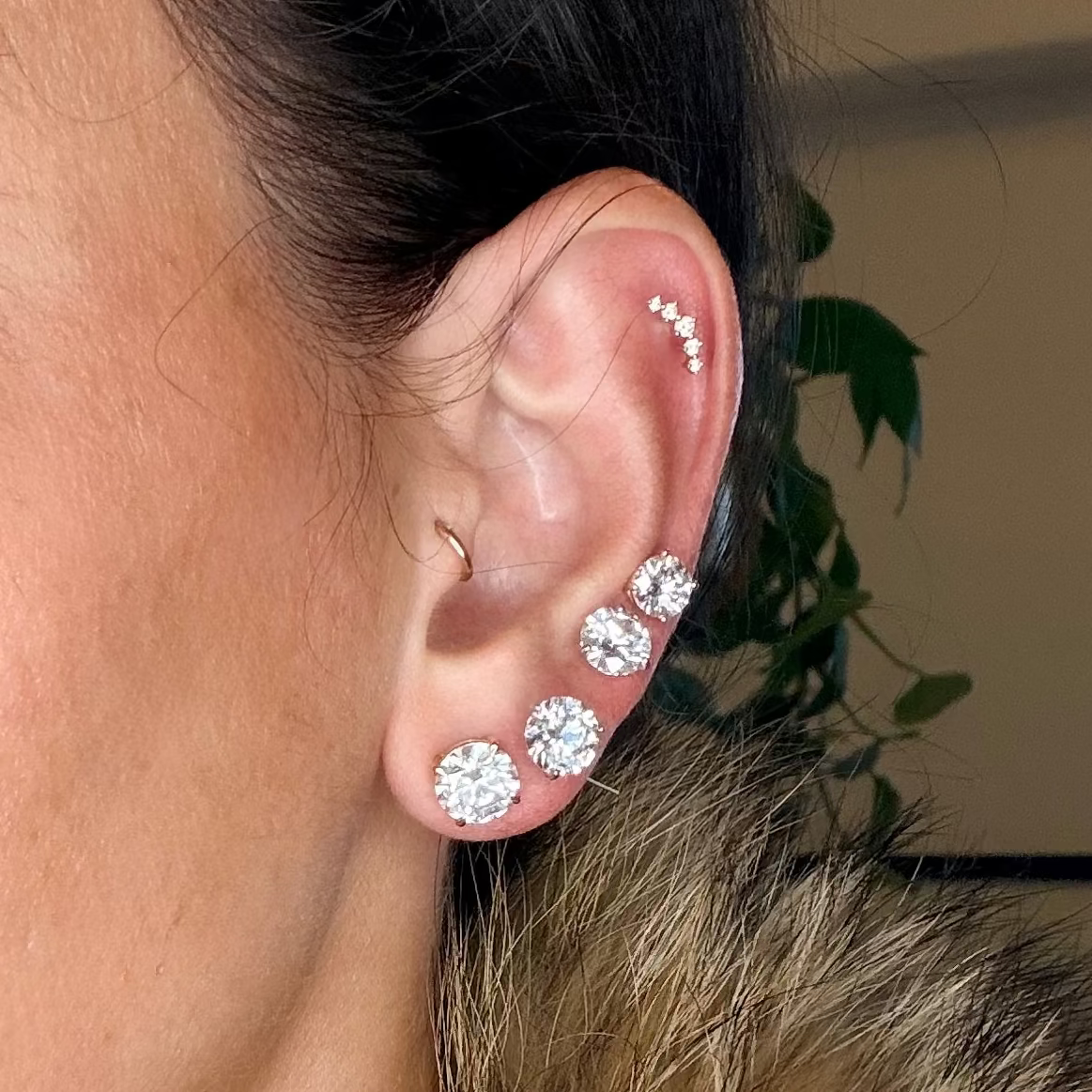 Signature Lab Grown Diamond Stud Earrings