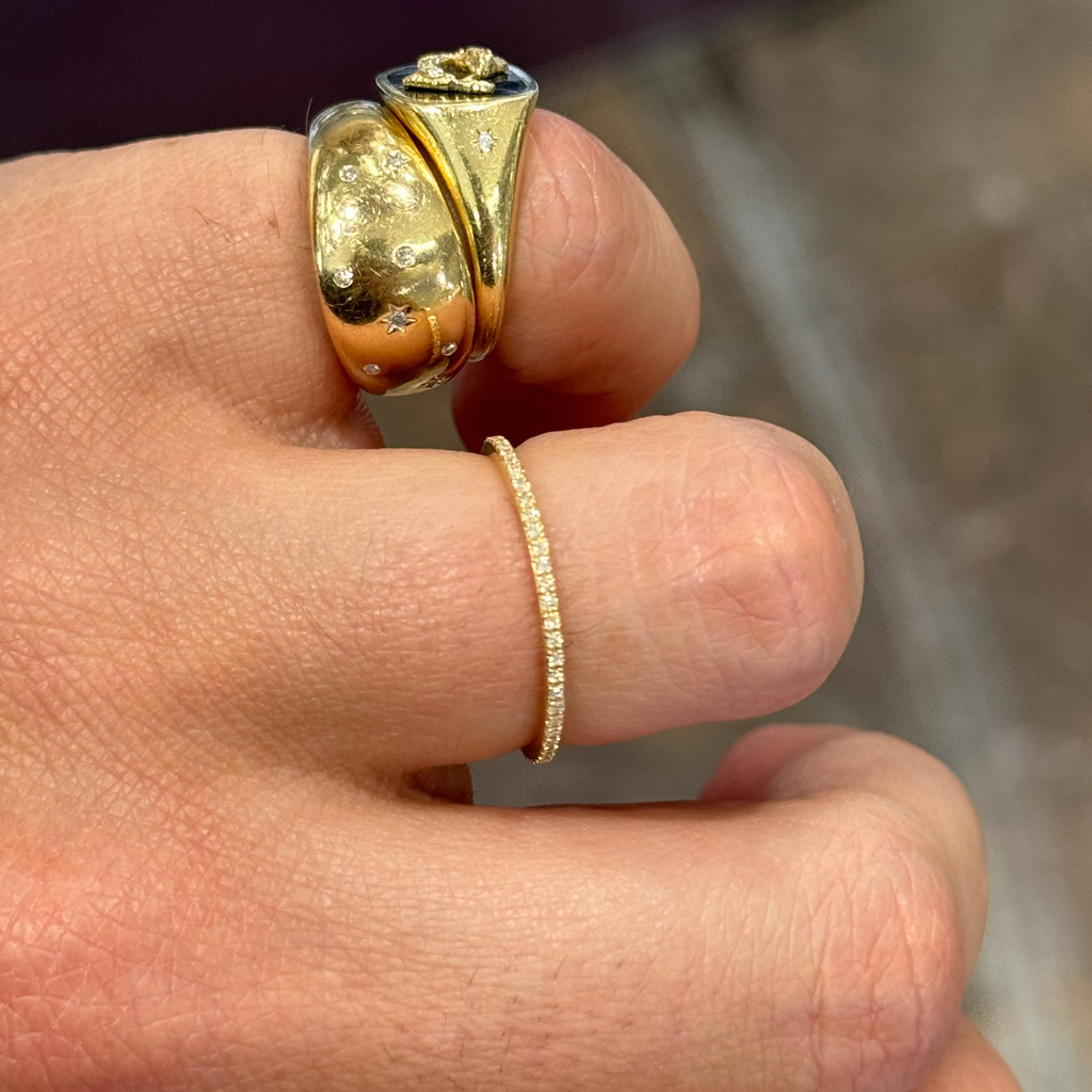 Pave Eternity Stacking Ring