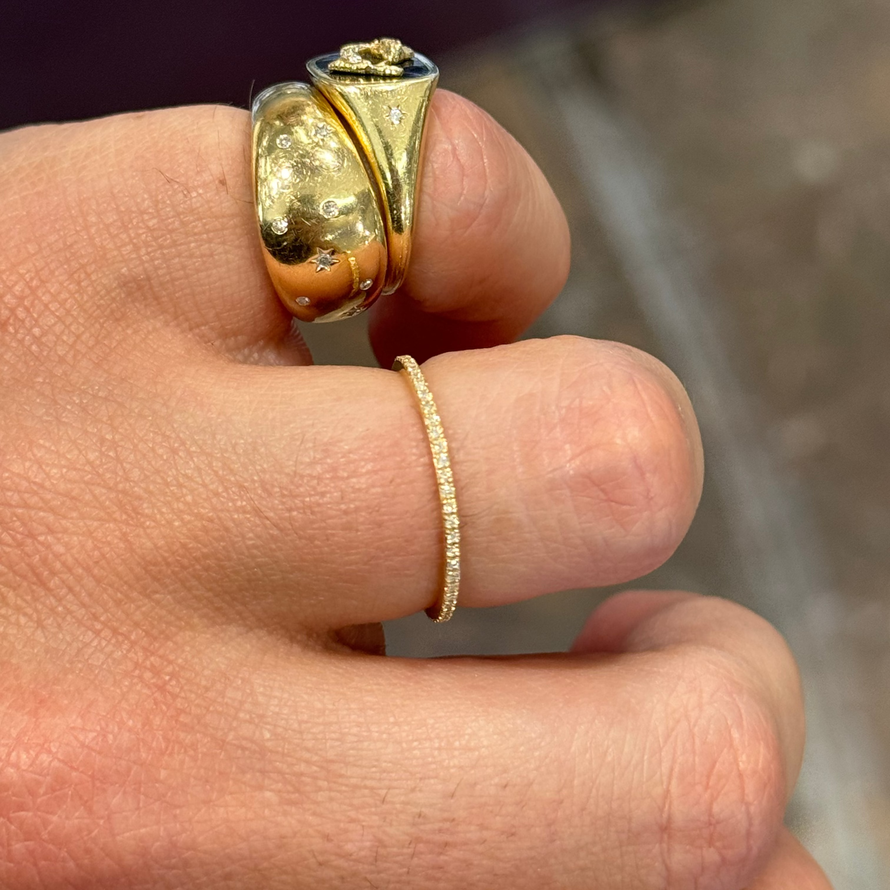 Pave Eternity Stacking Ring