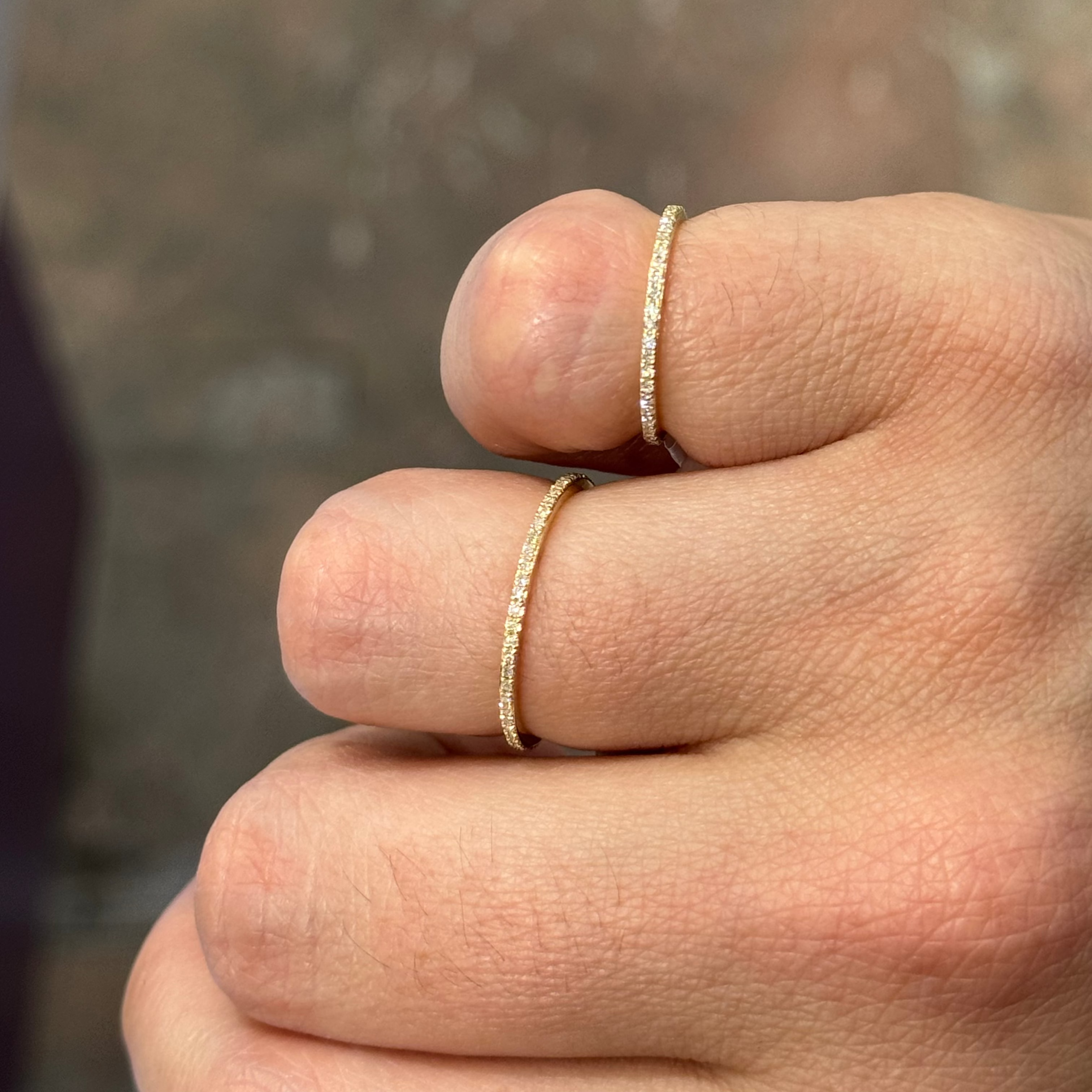 Pave Eternity Stacking Ring