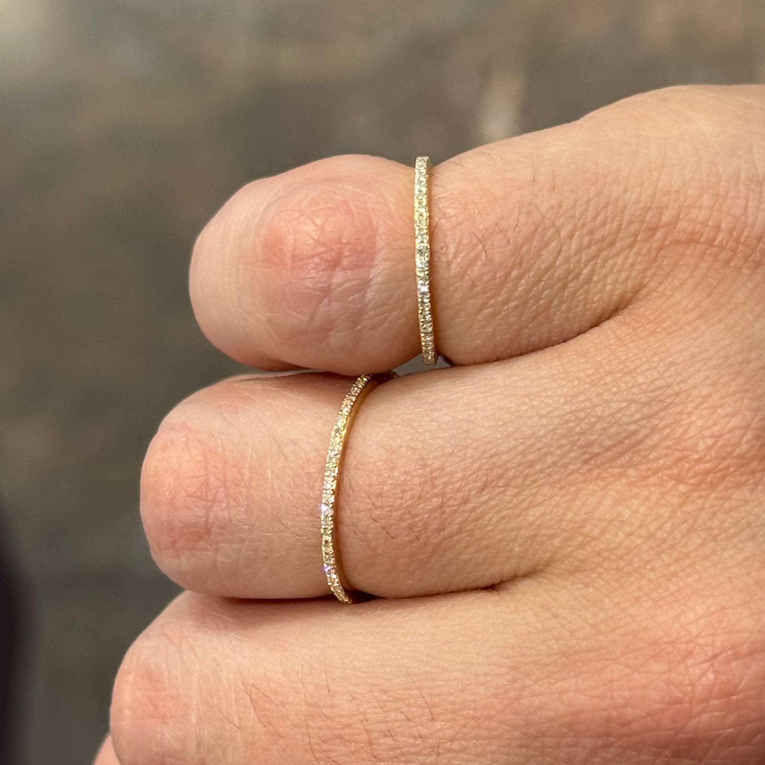 Pave Eternity Stacking Ring