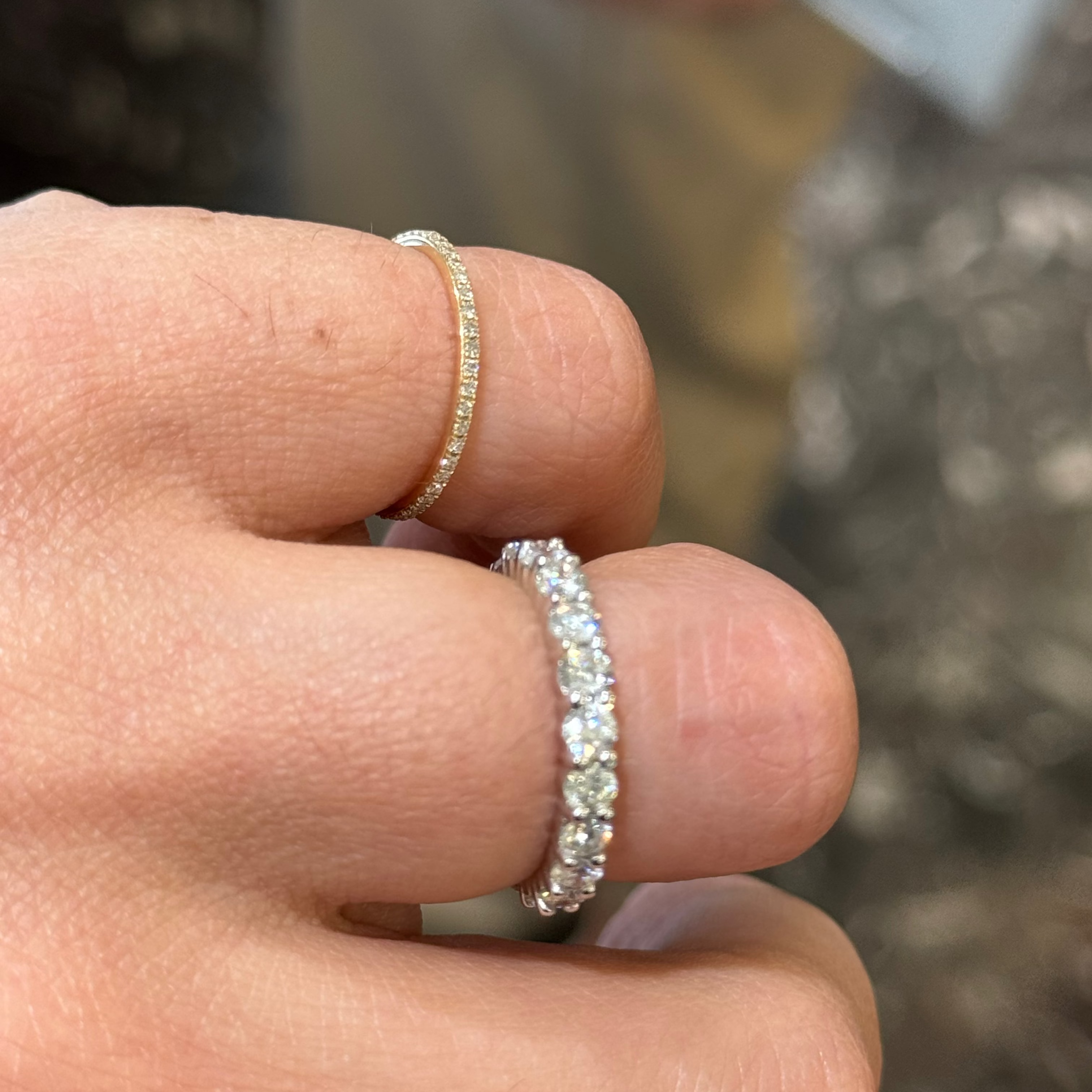 Pave Eternity Stacking Ring