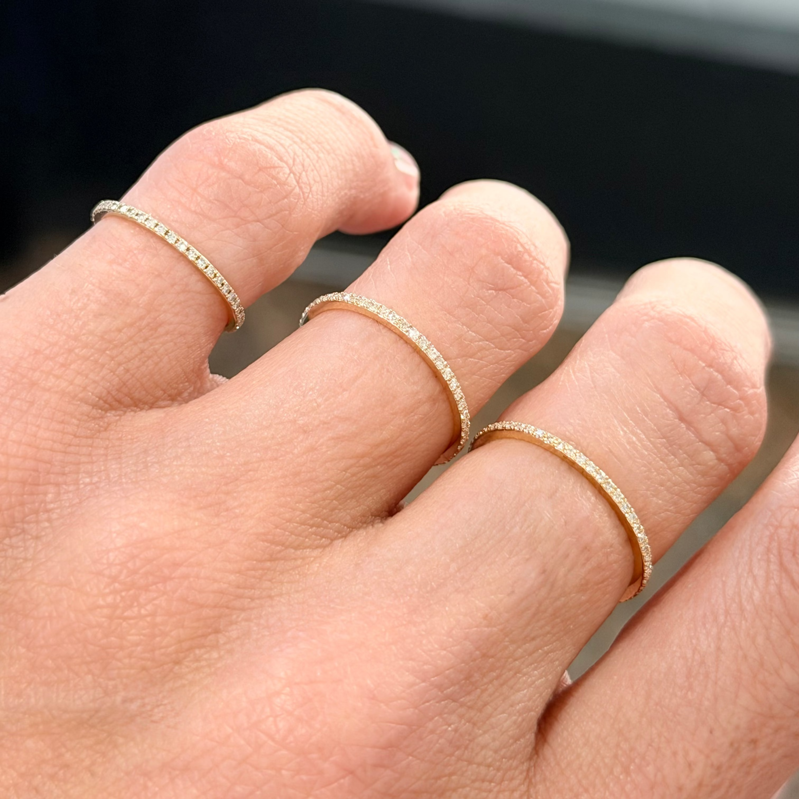 Pavé Diamond Eternity Ring