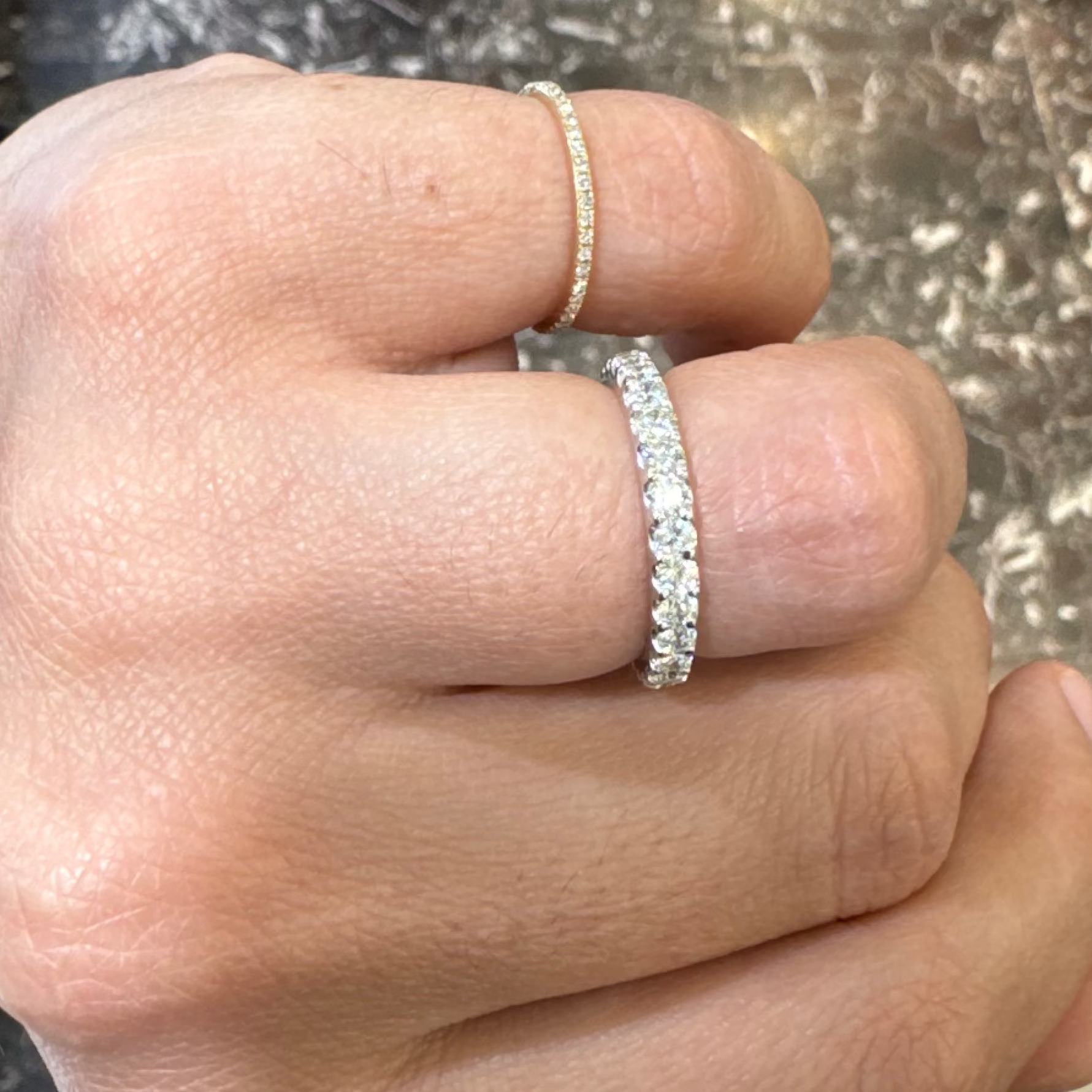 Pave Eternity Stacking Ring