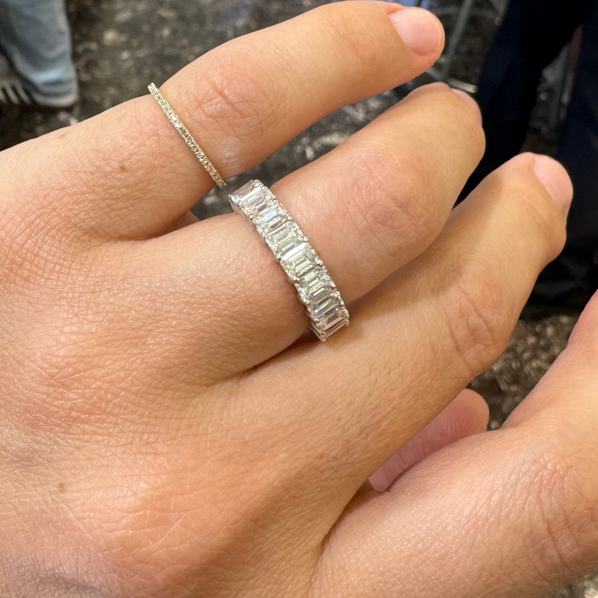 Pave Eternity Stacking Ring