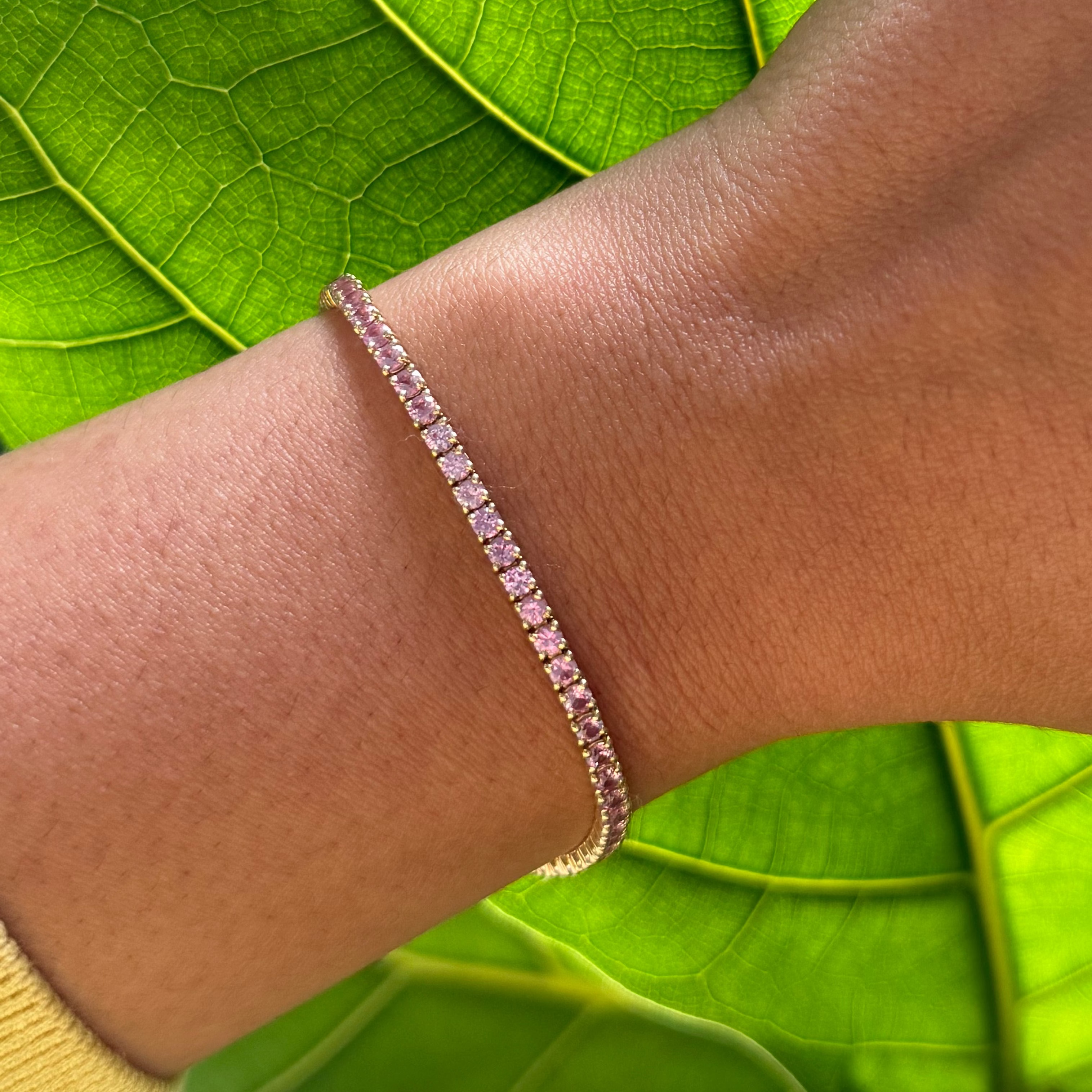 Gemstone Tennis Bracelet
