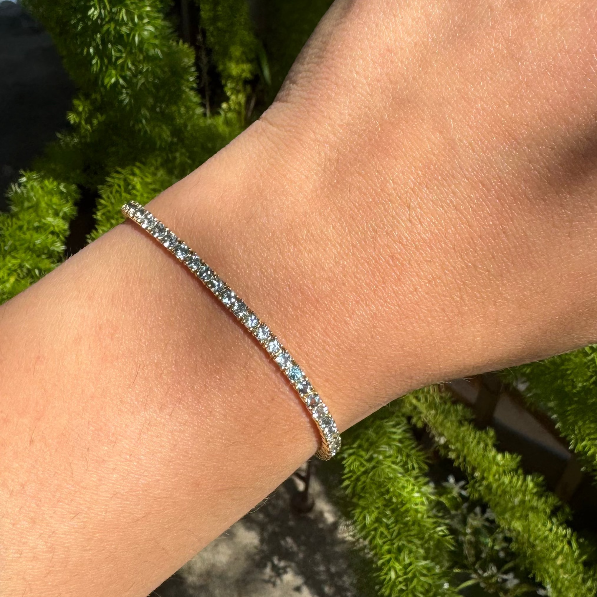 Gemstone Tennis Bracelet