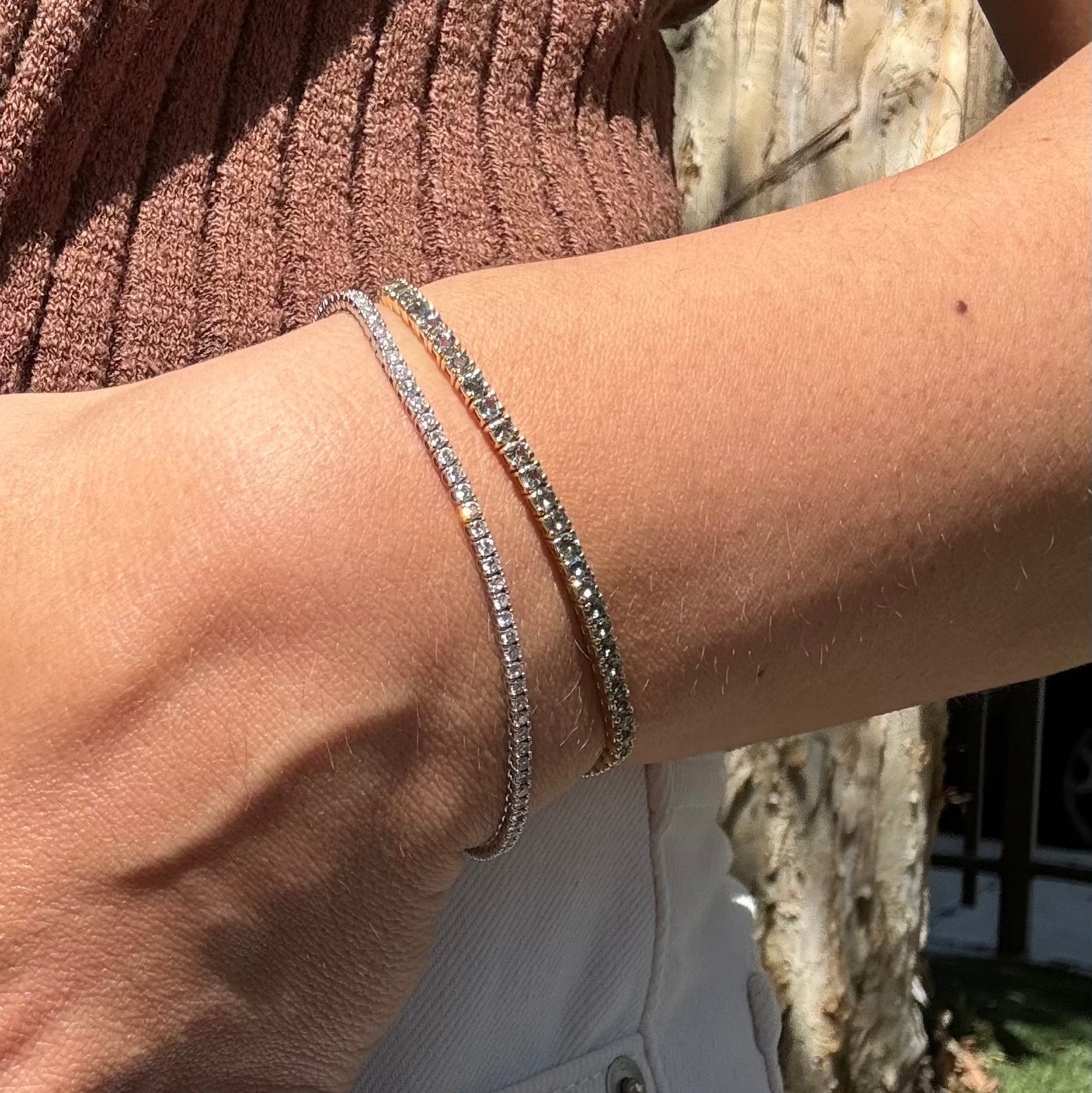 Gemstone Tennis Bracelet
