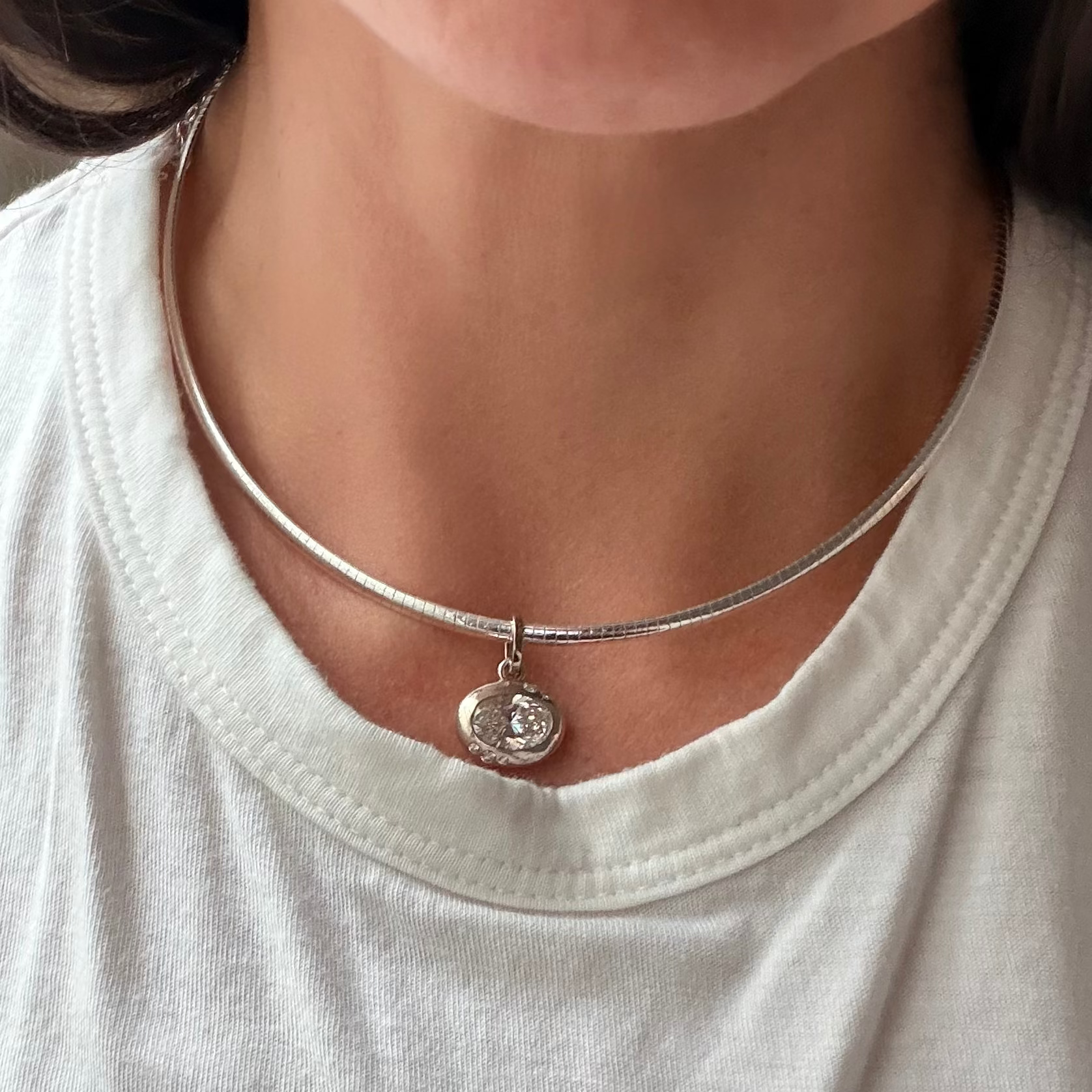 Silver Camber Charm