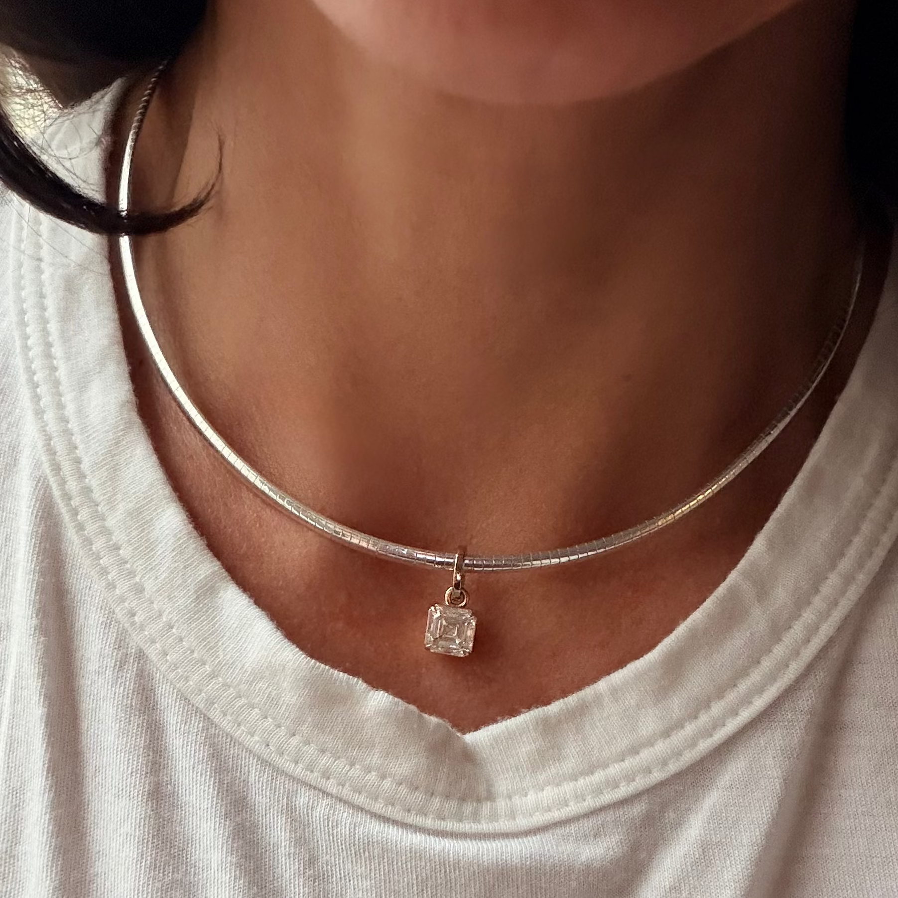 Silver Omega Chain