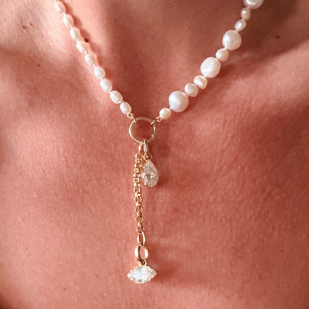 Mixed Pearl Charm Carrier