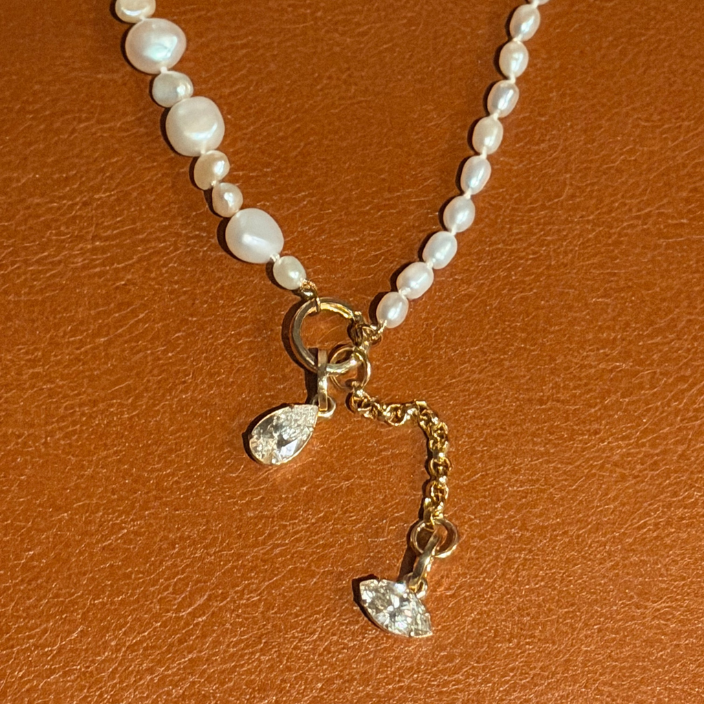 Mixed Pearl Charm Carrier