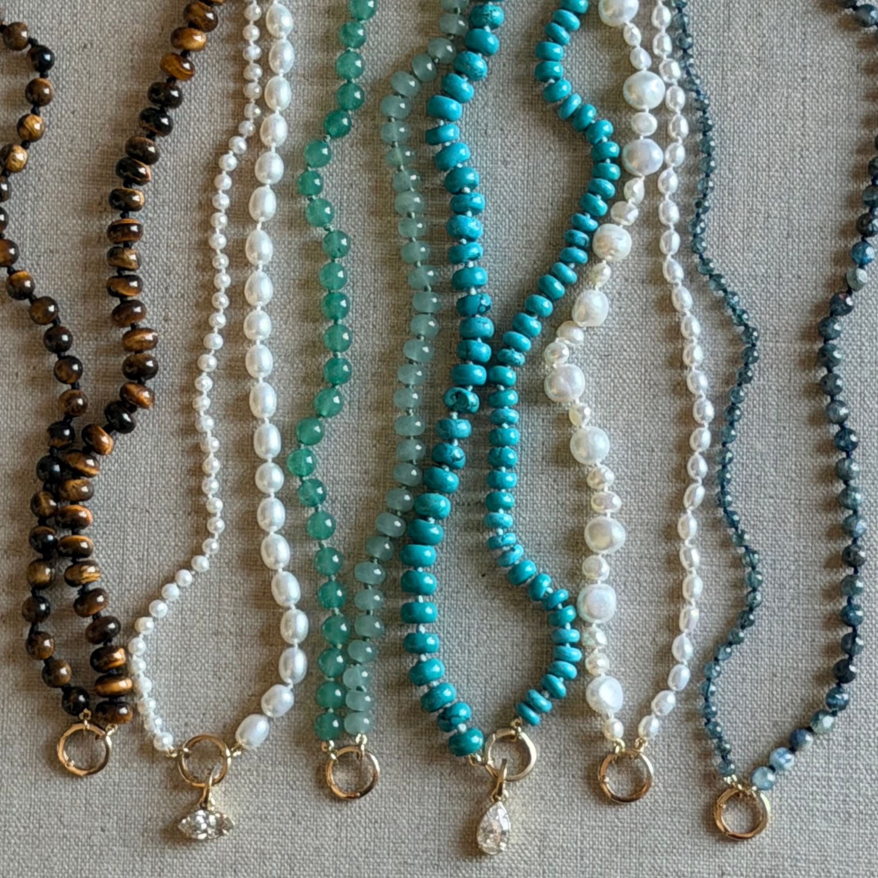 Mixed Pearl Charm Carrier