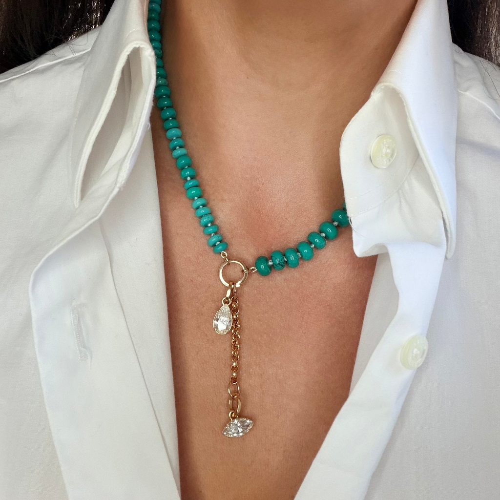 Turquoise Charm Carrier