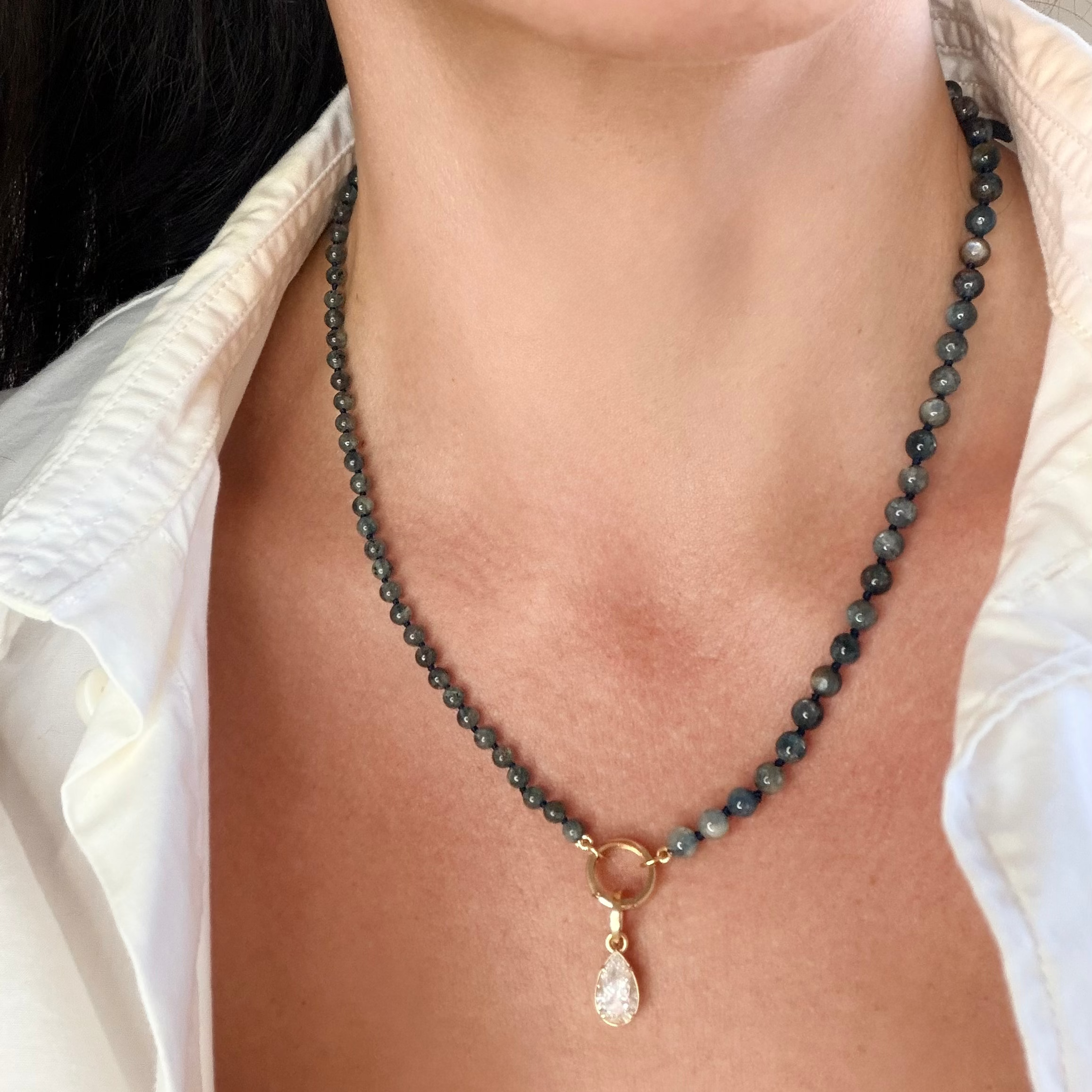 Kyanite Charm Carrier