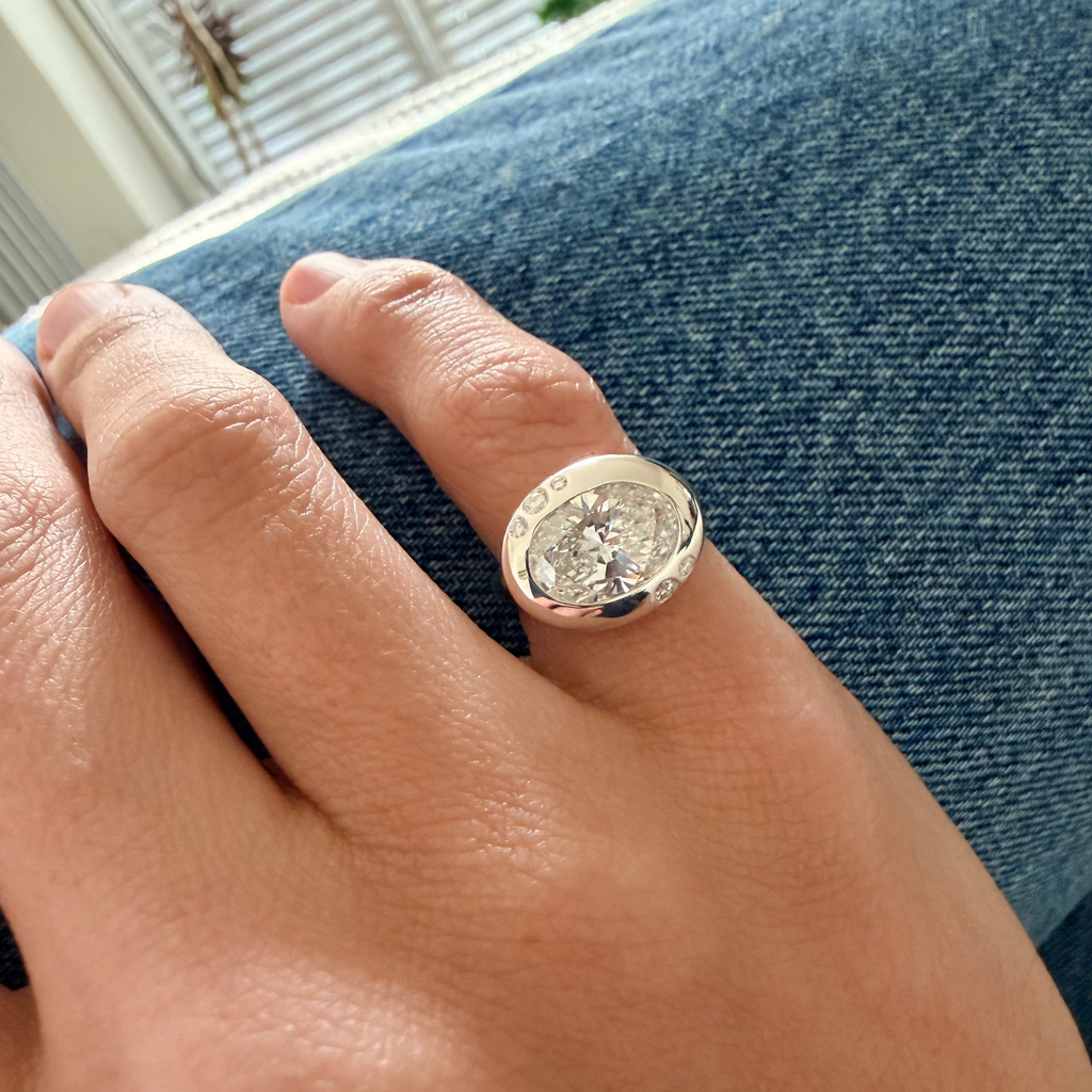 Silver Camber Ring