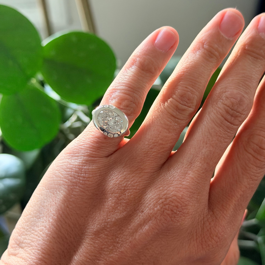 Silver Camber Ring
